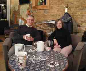 My lovely wife, Kimberly Hoffman, and I at 66 Water Street Cafe, on Jan. 23, 2013.